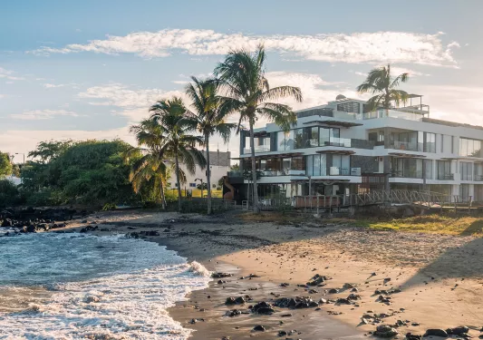 Exterior view of the Golden Bay Galapagos