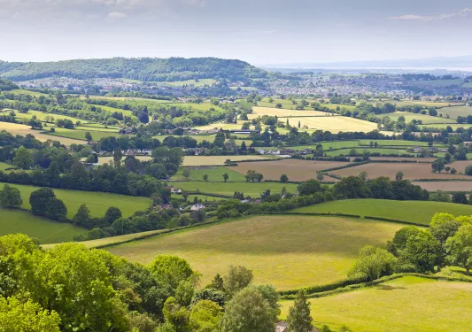 Valley Farmland England