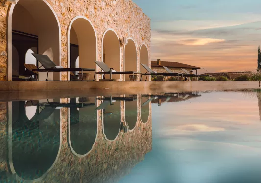 Pool view of Euphoria Retreat