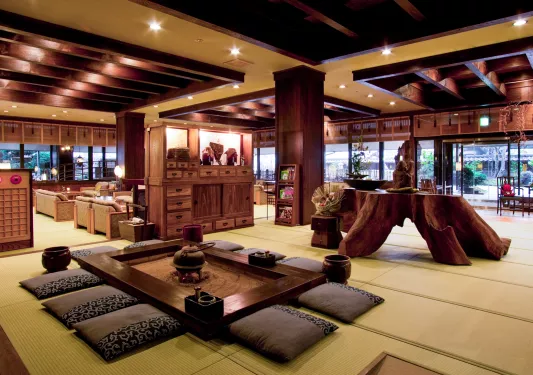 Lobby at the Hidatei Hanaougi