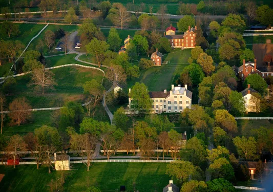 Aerial Shaker Village Inn