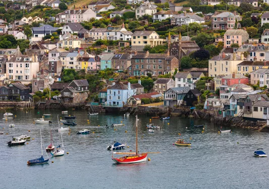 Town Seaside Boats England