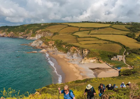 Guests Hill Hike Coast Trail England