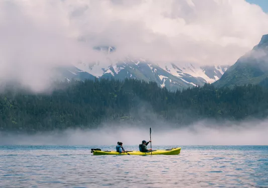 Kayak with two people