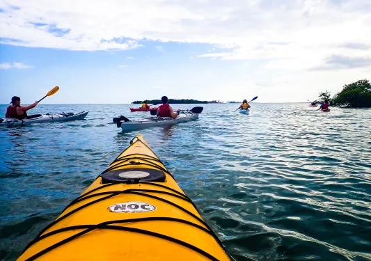 Kayaking Belize