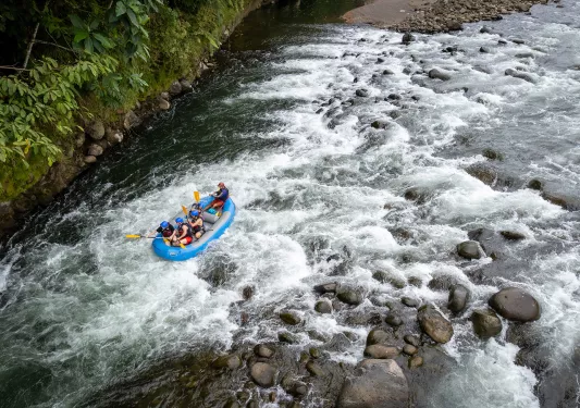 Rafting Down the River Costa Rica