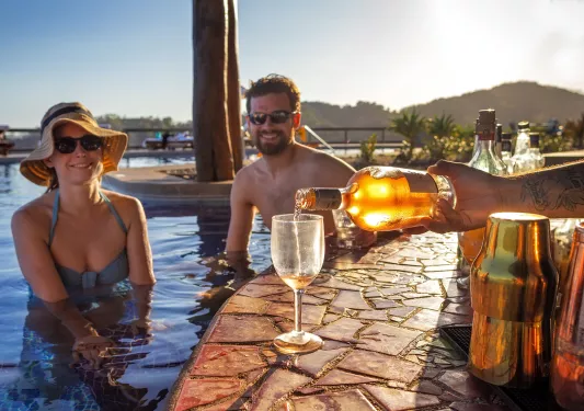 Pool Bar Sunset Costa Rica