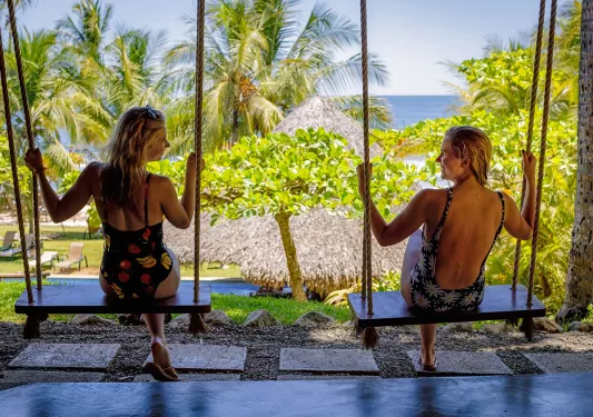 Swings Over Hotel Villa