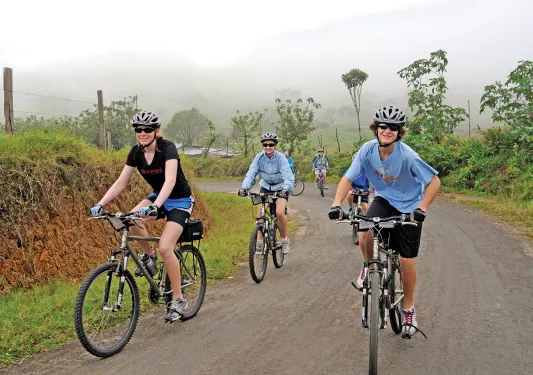 Cycling Overcast Day Costa Rica