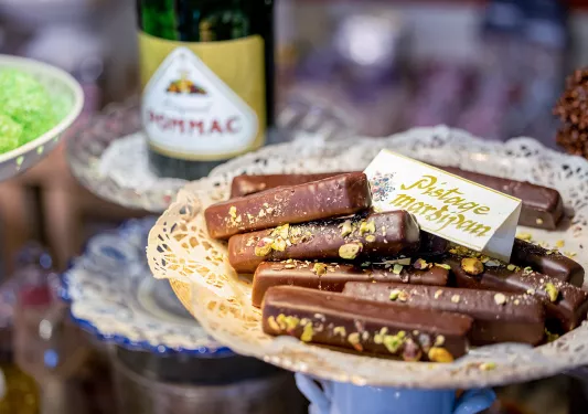 Pistage Marsipan Chocolate