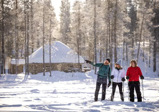 Cross Country Skiing Champagne Snow Iceland