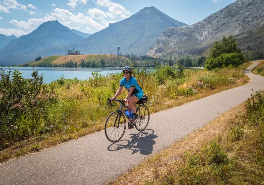 Backroads guest riding through side road
