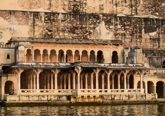 Ancient ornate building in India