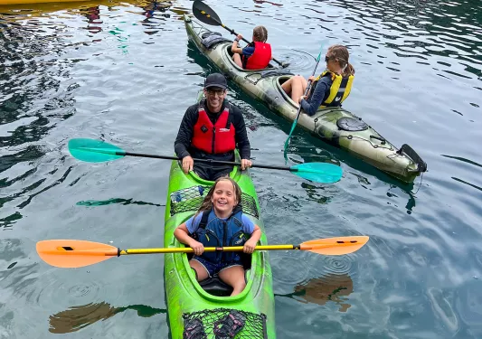 Group Tandem Kayaks Norway