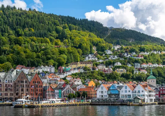 Coastal Town Fjord Norway
