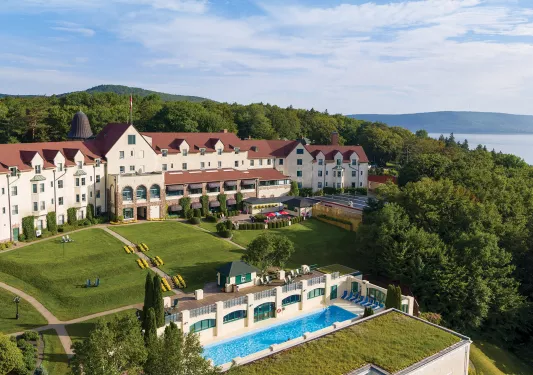 Aerial view of the Digby Pines Resort