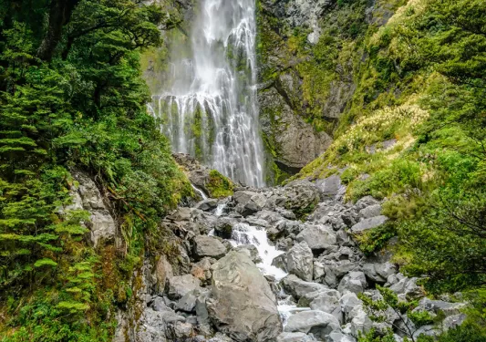 Waterfall in New Zealand
