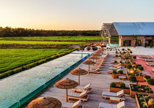 The pool at Quinta da Comporta