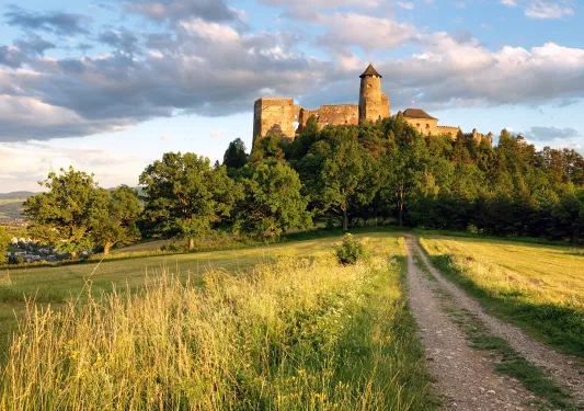Castle on top of a hill in Germany.