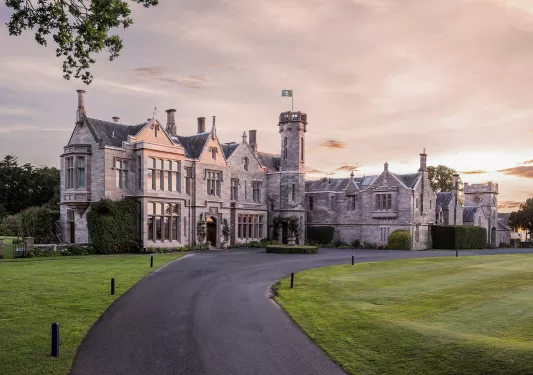 Exterior of the SCHLOSS Roxburghe Hotel