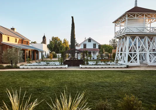 The grounds at The Inn at Mattei's Tavern