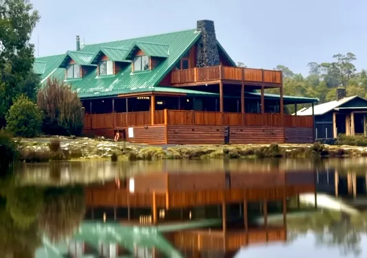 Exterior of Peppers Cradle Mountain Lodge