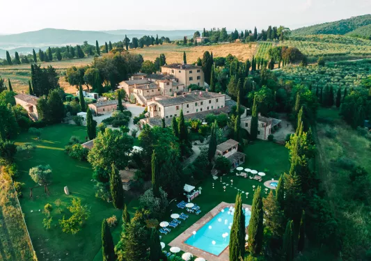 Aerial view of the Borgo Casabianca