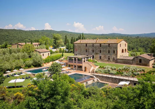 Exterior view of Castel Monastero