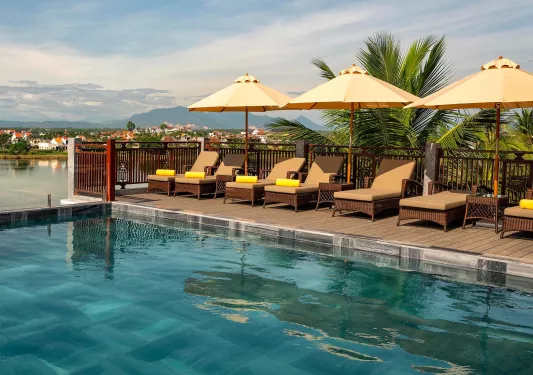 The pool at the Little Riverside Hoi An
