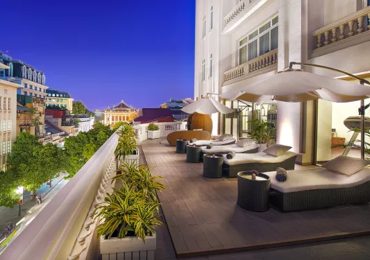 Exterior view of Hotel de l'Opera Hanoi