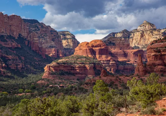 Red rock canyon in Arizona.
