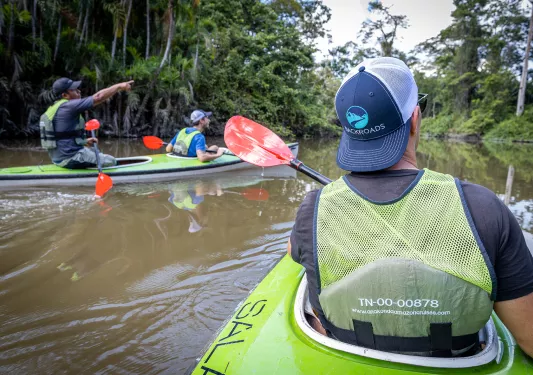 Kayaking Amazon River