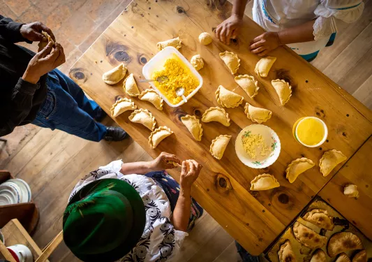 Kitchen Preparing Dinner Ecuador