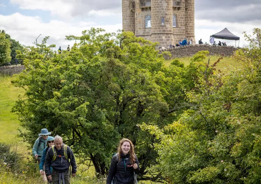 Hikers Castle Flag England