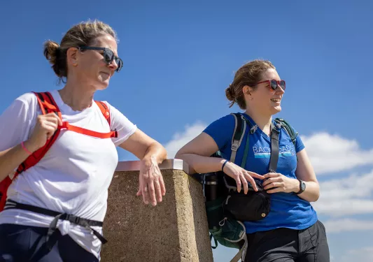 Two Backroads Guests Admiring the View