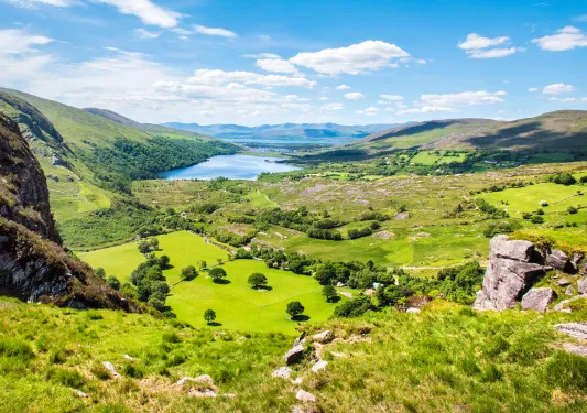 Valley Lake Blue Skies Ireland
