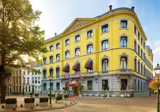 Exterior view of Hotel des Indes