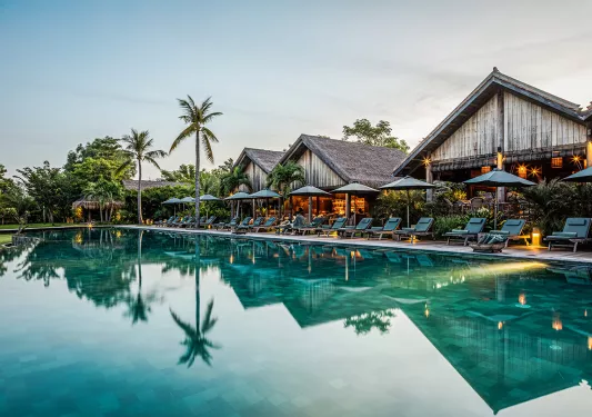 Zannier Hotel pool in Phum Baitang