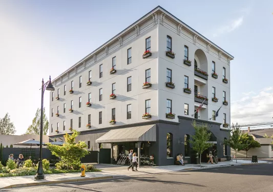 large white building