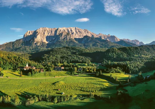 Schloss Elmau in the Wetterstein mountains