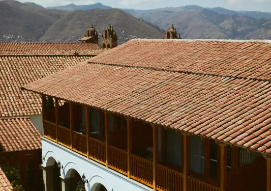 Roof of hotel Belmond