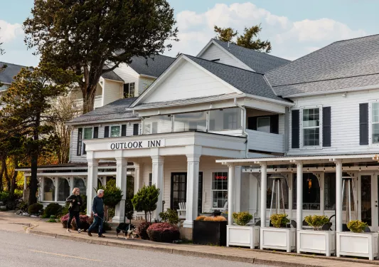 exterior of outlook inn