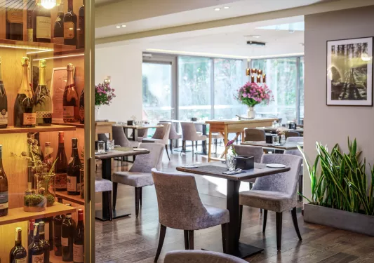 dining room of hotel