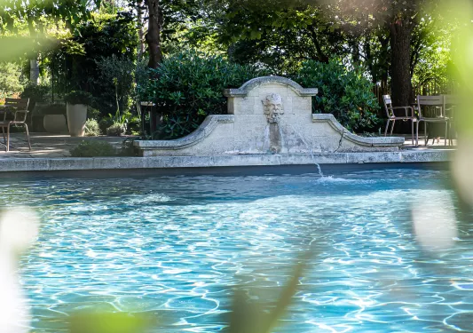 Swimming pool and deck