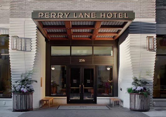 entrance to the penny lane hotel