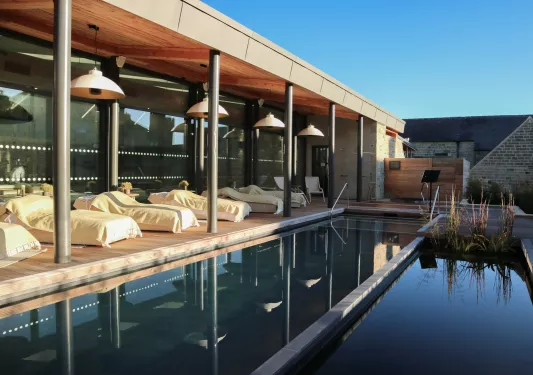 hotel swimming pool and spa