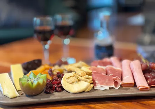 charcuterie on a plate