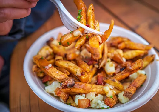 Bowl of poutine