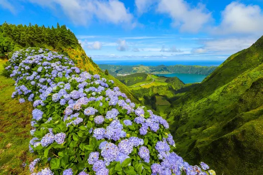 View of Sete Cidades - Boca do Inferno, Sao Miguel, Azores, Portugal