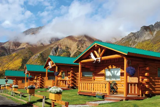 Exterior view of Sheep Mountain Lodge